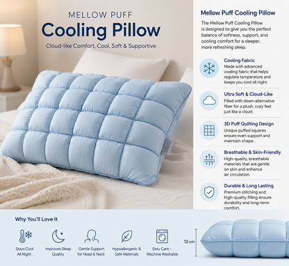 Mellow Puff Cooling Pillow
