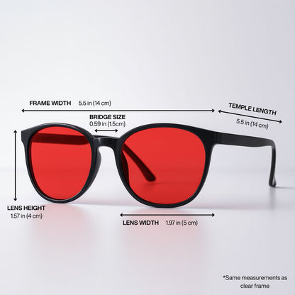Flow State™ Unisex Red Lens Blue Light Glasses