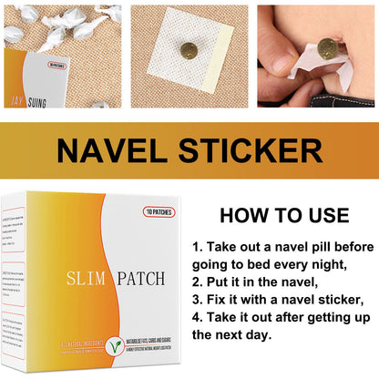 100% Natural Tummy Belly Button Slim Patch with Tightness