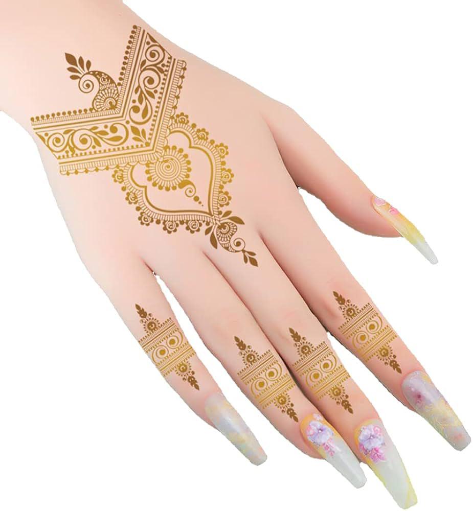 Gold Heena Stickers
