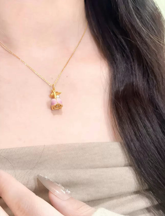 Blooming Rose Necklace